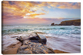 Canvas print Wilder Strand in Cornwall