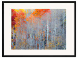 Gerahmter Kunstdruck Herbstfarben