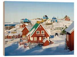 Trebilde Winter in the city of Upernavik