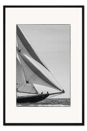 Gerahmter Kunstdruck Segelschiff Parade