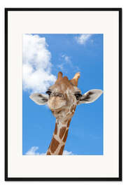 Gerahmter Kunstdruck Hallo du da unten