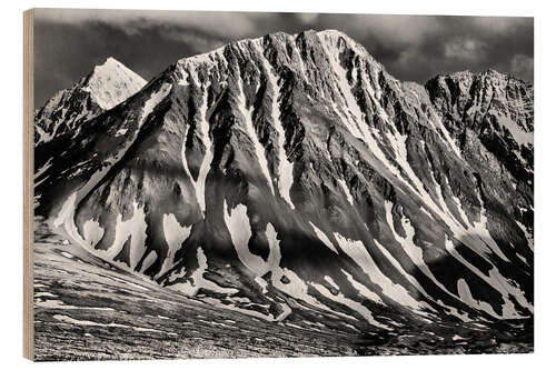 Wood print St. Elias Mountains