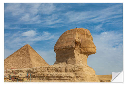 Selvklebende plakat Giza pyramid