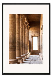 Gerahmter Kunstdruck Philae-Tempel auf der Insel Agilkia, Ägypten
