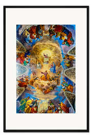 Gerahmter Kunstdruck Fresko Basilika San Giacomo In Augusta Kirche