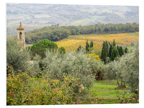 Foam board print Pieve di Santa Maria Novella