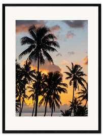 Gerahmter Kunstdruck Fidschi, Taveuni Insel