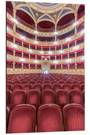 Aluminium print Teatro Verdi interior
