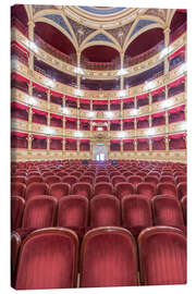 Tableau sur toile Intérieur du Teatro Verdi