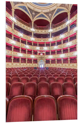 Foam board print Teatro Verdi interior