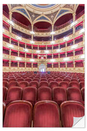 Sticker mural Intérieur du Teatro Verdi