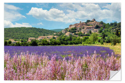 Wall sticker Lavender blossom in Provence