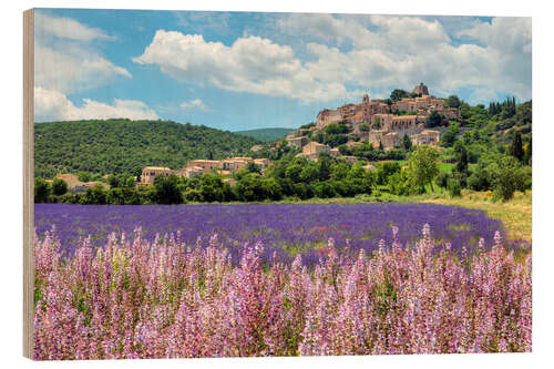 Puutaulu Lavender blossom in Provence