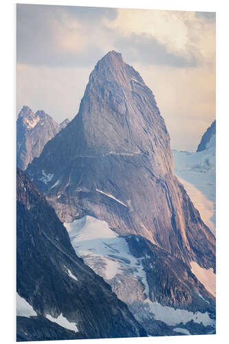 Foam board print Purcell Mountains