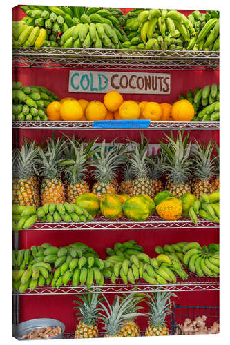 Canvas print Fresh fruit on the market