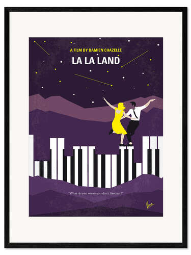 Plakat artystyczny premium w ramie La La Land