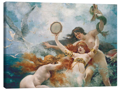 Canvas print The sirens are enjoying themselves