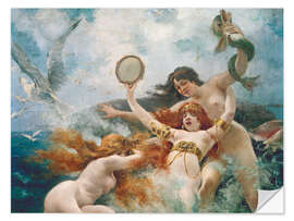 Wall sticker The sirens are enjoying themselves