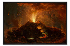 Gerahmter Kunstdruck Der Ausbruch des Vesuv