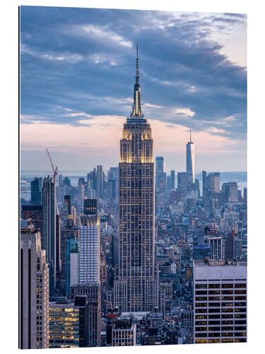 Gallery print Empire State Building at the blue hour