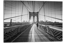 Gallery Print Brooklyn Bridge Monochrom