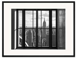 Gerahmter Kunstdruck Empire State Building in Midtown Manhattan I
