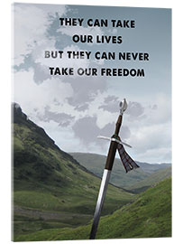 Acrylic print Braveheart