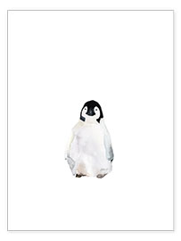 Poster  Pinguino cool - Mantika Studio