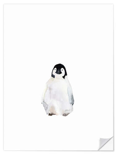 Selvklebende plakat Penguin cool