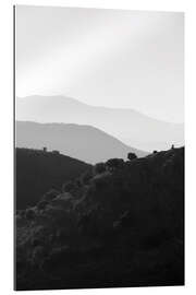 Tableau en plexi-alu Collines et montagnes vallonnées