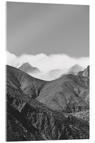 Acrylic print Clouds in the Atlas Mountains