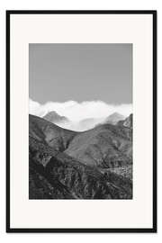 Gerahmter Kunstdruck Wolken im Atlasgebirge