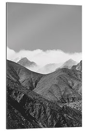 Tableau en plexi-alu Nuages dans les montagnes de l&#039;Atlas