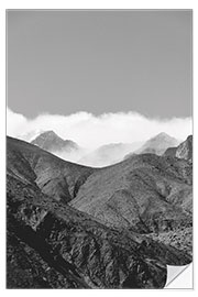 Selvklæbende plakat Clouds in the Atlas Mountains