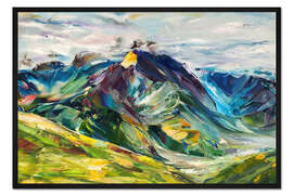 Gerahmter Kunstdruck Kaukasus
