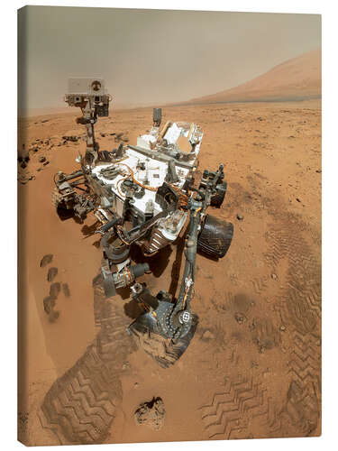 Canvas print Curiosity - Self-Portrait on Mars