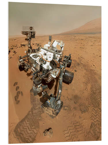 Foam board print Curiosity - Self-Portrait on Mars