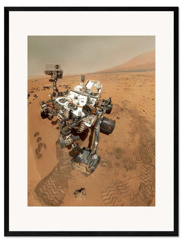 Framed art print Curiosity - Self-Portrait on Mars