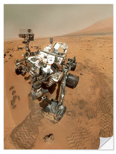 Muursticker Curiosity - Self-Portrait on Mars