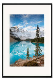 Gerahmter Kunstdruck Herbst in Banff