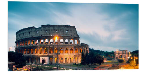 PVC-tavla The Colosseum at night