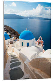 Magnettafel Sommer auf Santorini