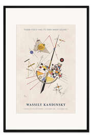 Gerahmter Kunstdruck Form Itself has its Own Inner Sound