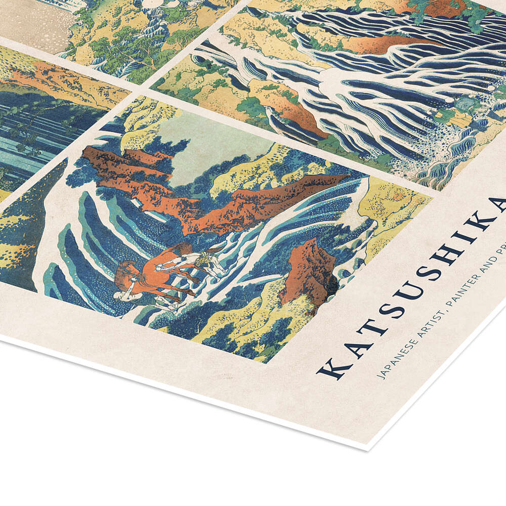 Shokoku Taki Meguri – Waterfalls of the Provinces print by