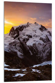 Gallery print Sunrise from Gornergrat with Monte Rosa