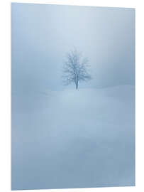 Foam board print Tree in the snow