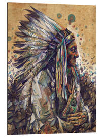 Galleriprint Sitting bull native art portrait 2