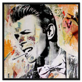 Gerahmter Kunstdruck David Bowie