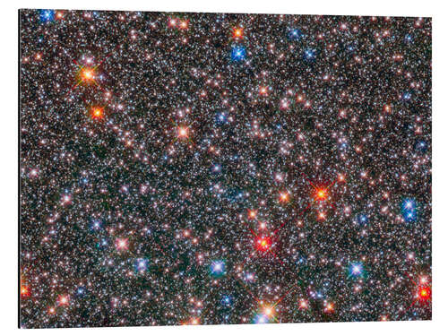 Tableau en aluminium Stars in bulge of Milky Way, Hubble image