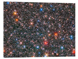 Foam board print Stars in bulge of Milky Way, Hubble image